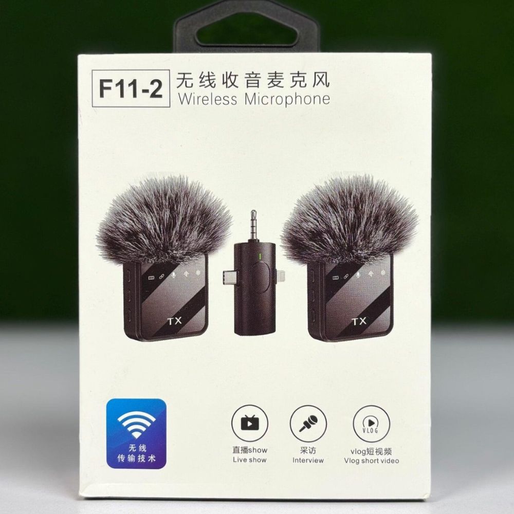 F11-2 Collar Wireless Microphone With ANC