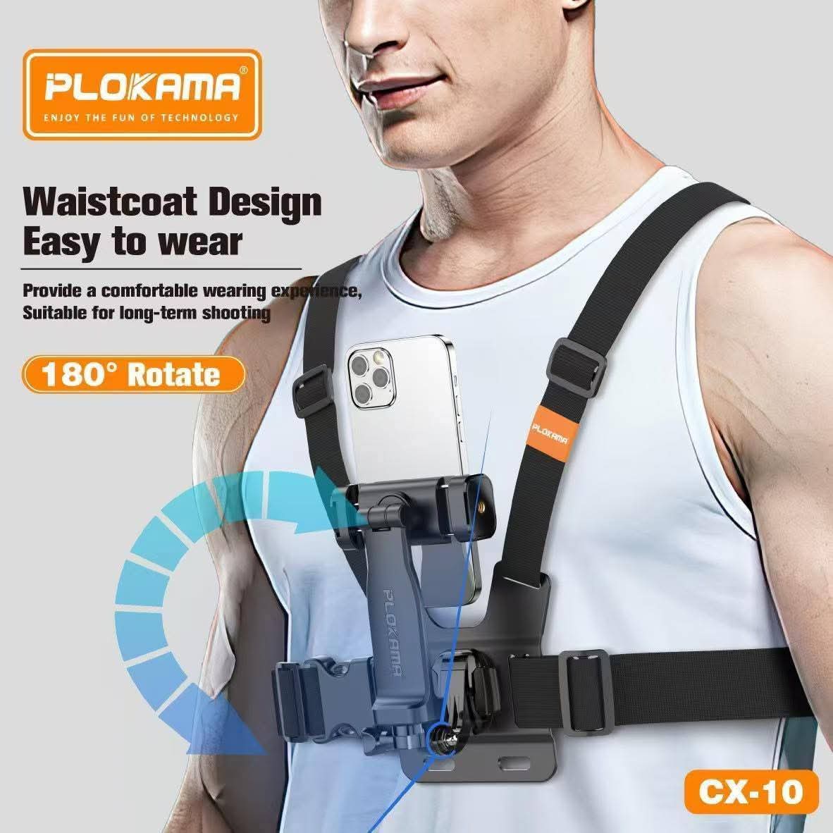 Plokama CX10 Chest Mount  Camera Holder