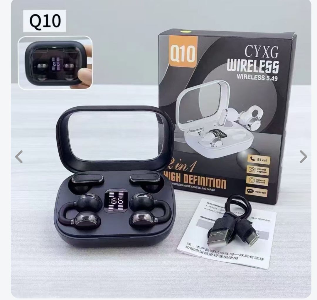 Q10 CYXG Wireless 5.4.9 Earbuds – 2 in 1 🎧